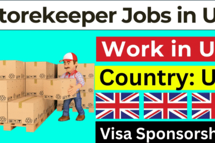 UK store keeper job