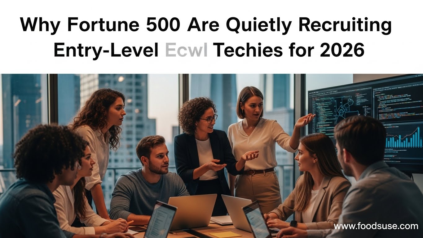 Fortune 500 companies are hiring entry-level tech workers for 2026 at scale — many roles won’t last long. Learn where to apply, which companies are quietly recruiting, and the controversial reason recruiters prefer junior hires in 2026.